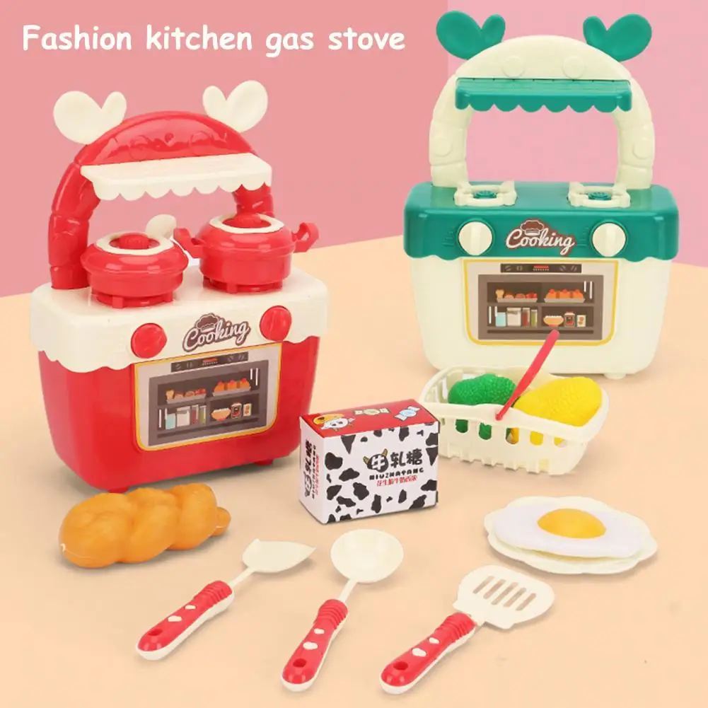 

13Pcs/Set Dollhouse Kitchen Toy Colorful High Simulated Educational Kids Doll House Cooking Toys Kit Children Entertainment