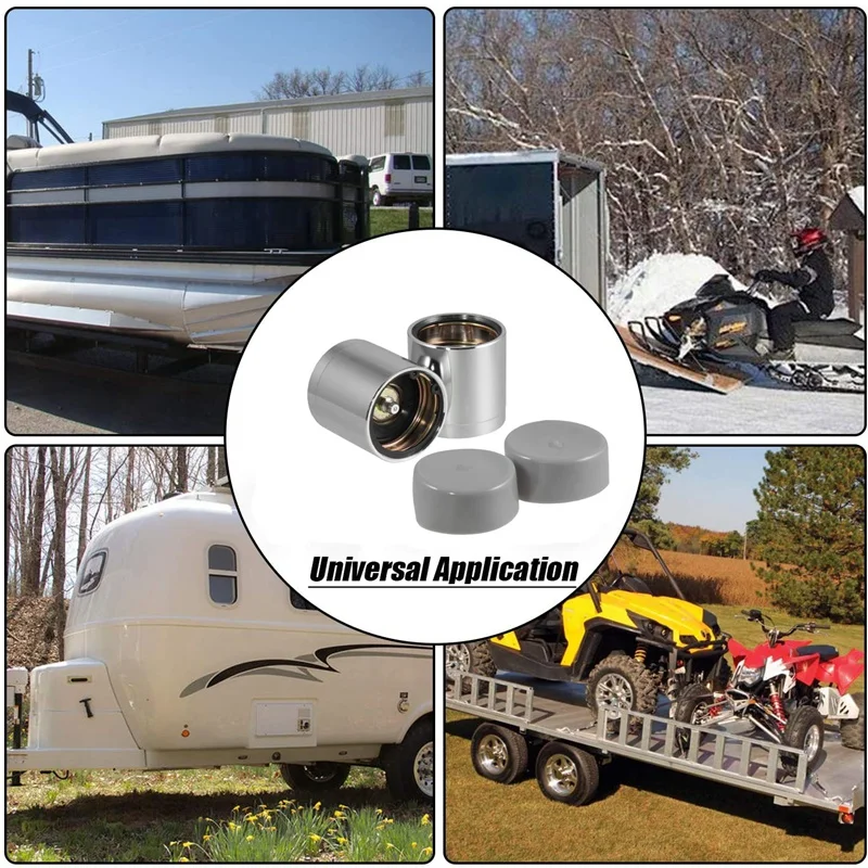 

2 шт./упаковка, Защитные чехлы для подшипников колеса прицепа 1,98 дюйма