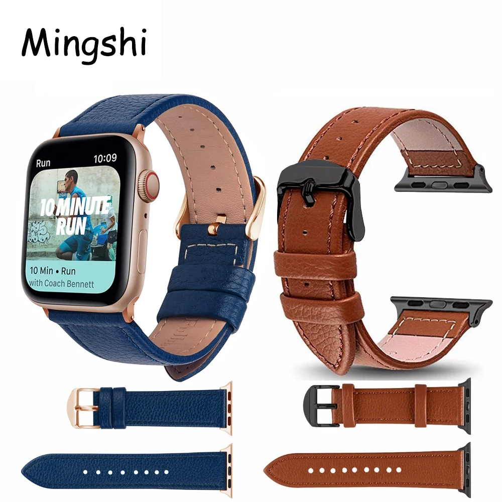Кожаный ремешок для iWatch 40 мм 44 45 спортивный браслет Tour-Band Apple watch 42 38 Series 2 3 4 5 6 SE 7