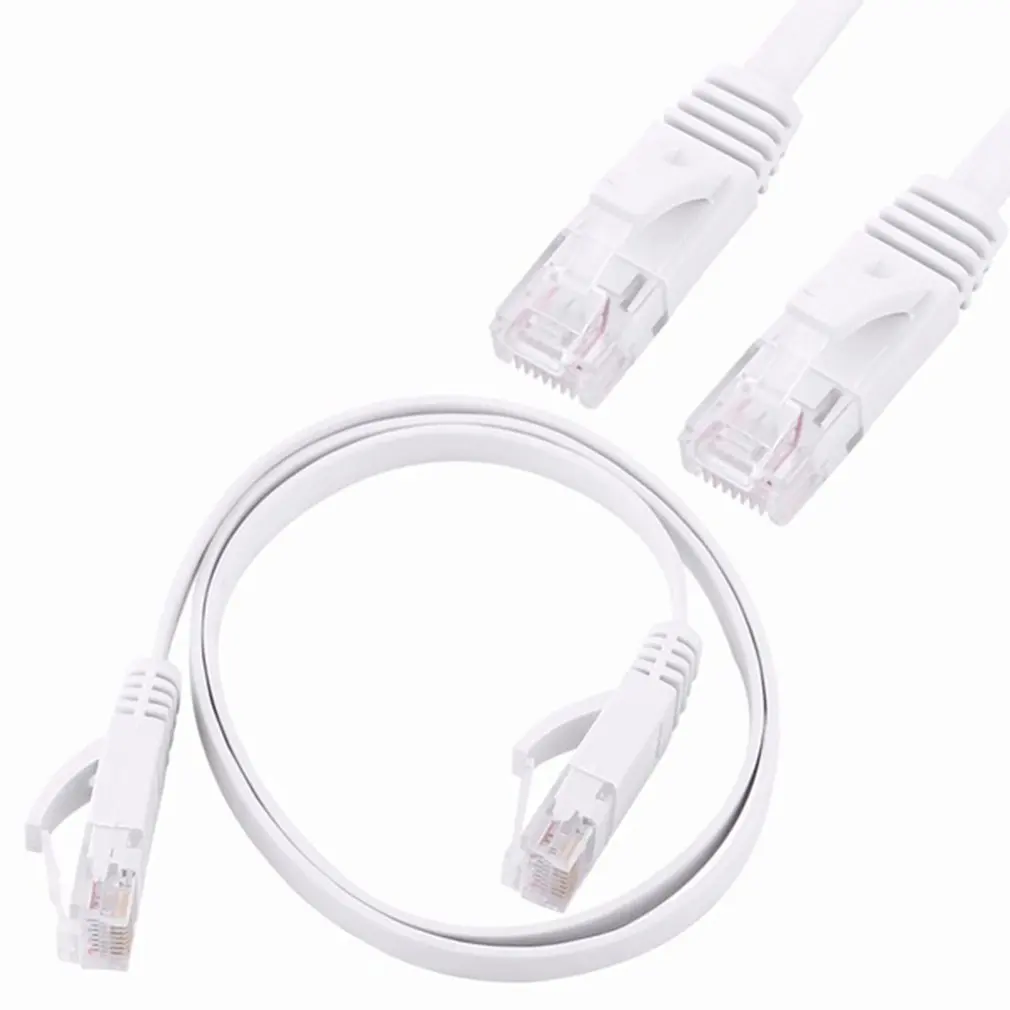Плоский сетевой кабель CAT6e Ethernet-кабель для ноутбука шнур RJ45 LAN провод ПК
