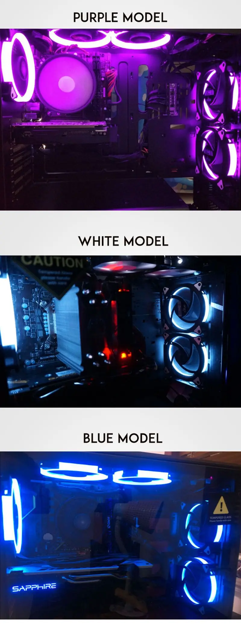 Aigo 120 мм вентилятор PC чехол Вентилятор Кулер Регулируемый Aurora RGB Led компьютер Вентилятор охлаждения 12 в бесшумный вентилятор PC чехол вентилятор для компьютера