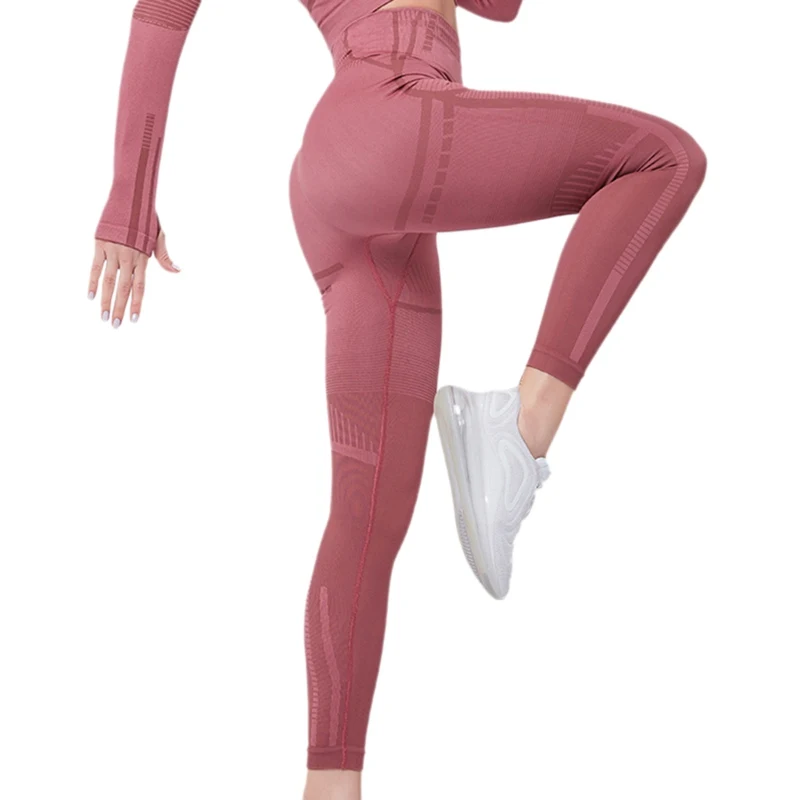 

Ladies' Running Sports Leggings High Elastic Quick-Dry Fitness Pants High Waist Hip Lifting Booty Tight Pants