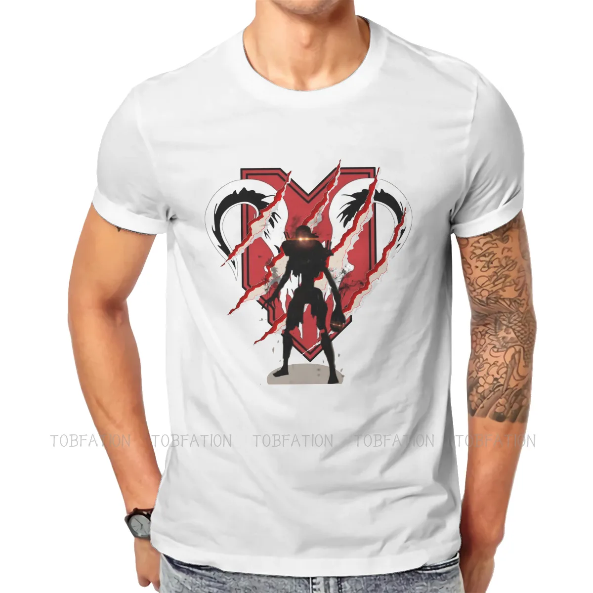 

Футболка мужская из ткани, с круглым вырезом, в стиле Харадзюку