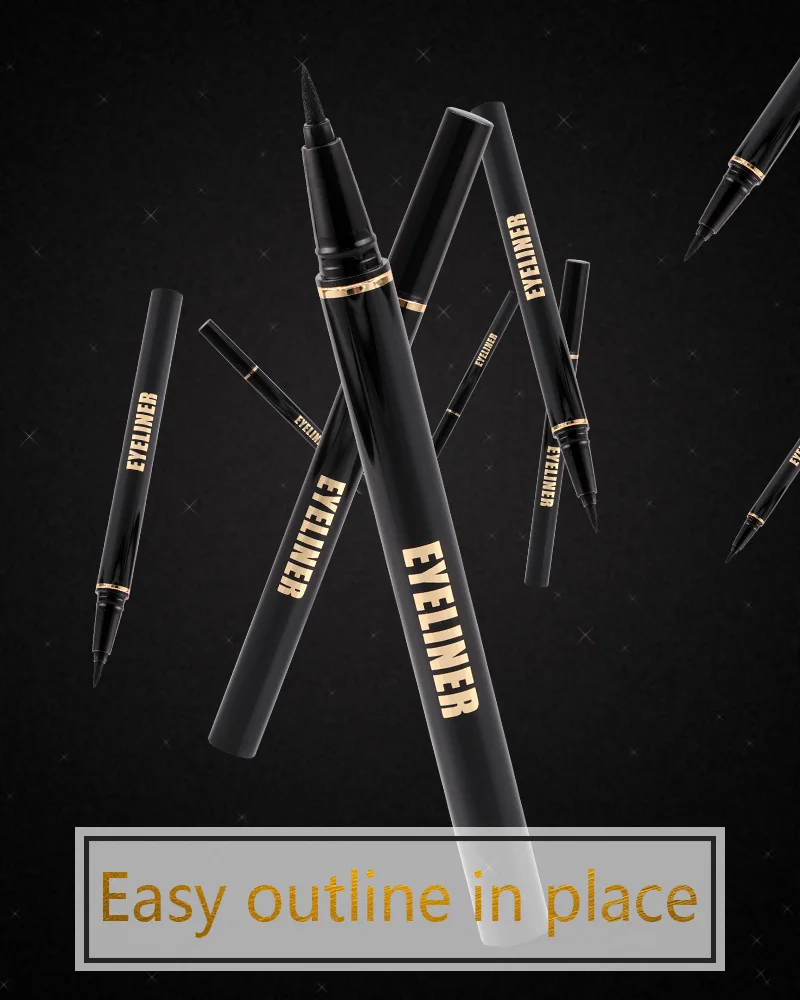 MISS ROSE Черная Подводка для глаз ручка стойкий карандаш Водостойкая водостойкая