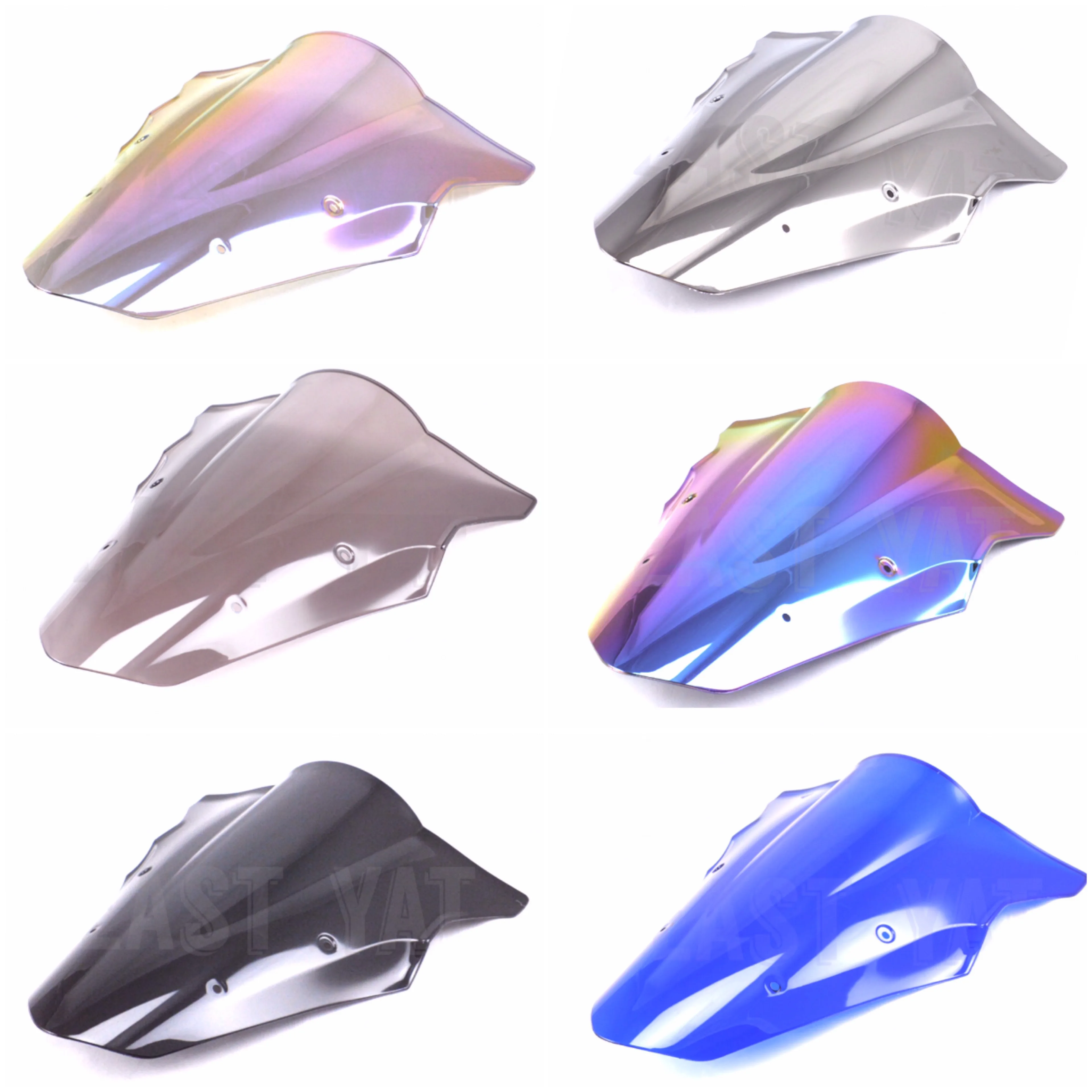 Лобовое стекло для мотоцикла ER6F черный белый синий серебристый подходит Kawasaki 12 13
