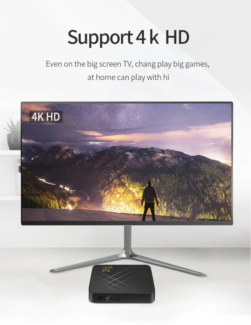 ТВ-приставка D9 Pro на Android 10 4 + 16 ГБ H.265 2 ГГц | Электроника