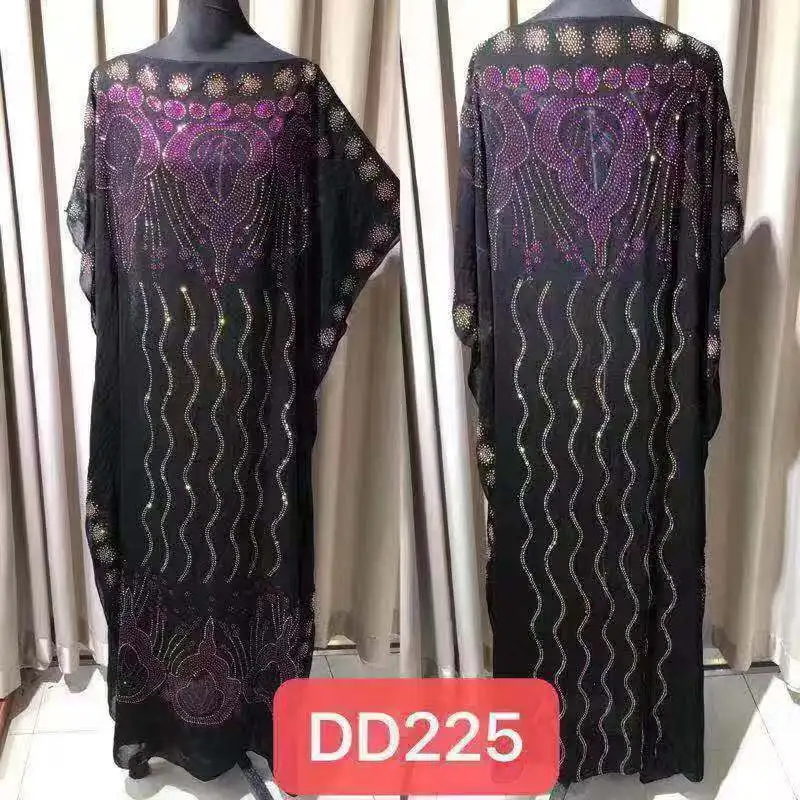 double sided Длина платья: 140 см, обхват груди: 160 Новые Модные платья с принтом Базен, Дашики, женские длинные/взрослые, Yomadou, цветной узор, большие размеры - Цвет: double sided