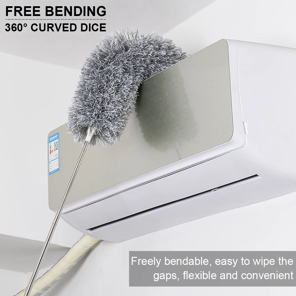 

Adjustable Microfiber Dusting Brush Extend Stretch Feather Duster Air-condition Household Furniture Cleaning Accessories