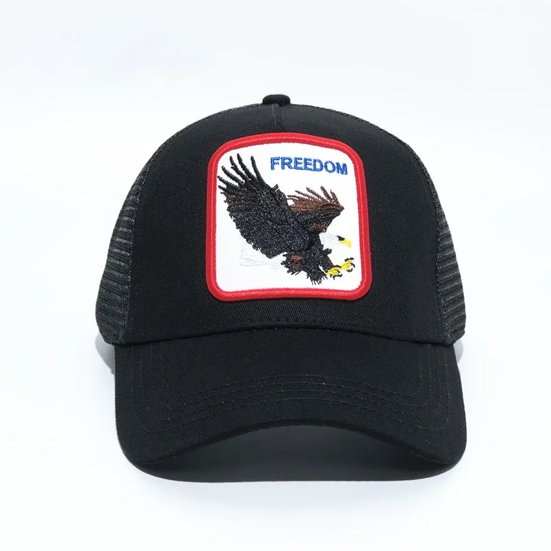 

40 Animals Exquisite Embroidery Men's Baseball Cap Women Snapback Tiger Cap Summer Mesh Hat Trucker Cap Bone gorra Dad Hat