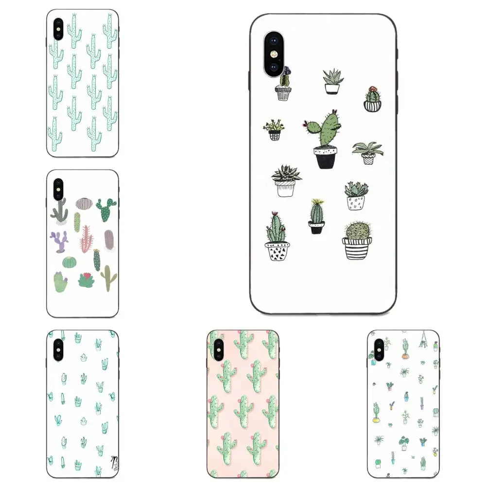 Мягкий чехол из ТПУ для Xiaomi mi x Max Note 2 2S 3 5X6 6X8 9T SE A1 A2 A3 CC9e Lite Play Pro F1 2019 простой Кактус