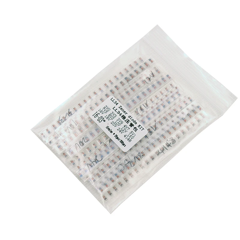 LL34 SMD Zener diode package 1/2W 3v-24v 15 kinds *20pcs=300pcs  1N4148 KIT