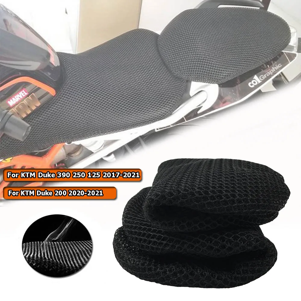 

Для KTM Duke 390 250 125 200, чехол на сиденье, водонепроницаемая изоляционная сетка для Duke 390 Duke 250 Duke 125 Duke 200 2017-2022