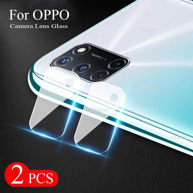 2 шт. для OPPO A92 A72 A52 Защитная пленка объектива камеры Закаленное стекло экрана A5 A9
