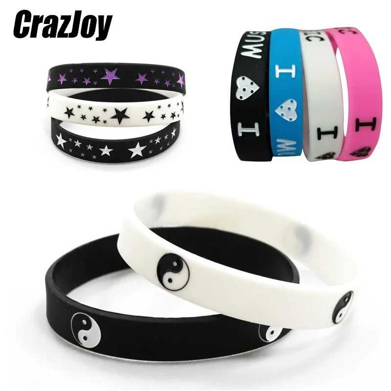 

New Trendy Minimalist Style Silicone Bracelet Trend Basketball Sports Wristband Game Figure Model Printing Pattern for Child Toy