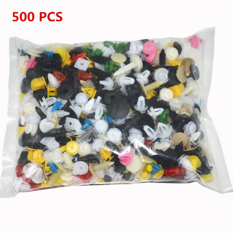 Зажимы универсальные для автомобильных бамперов пластиковые 500 шт. | Автомобили и