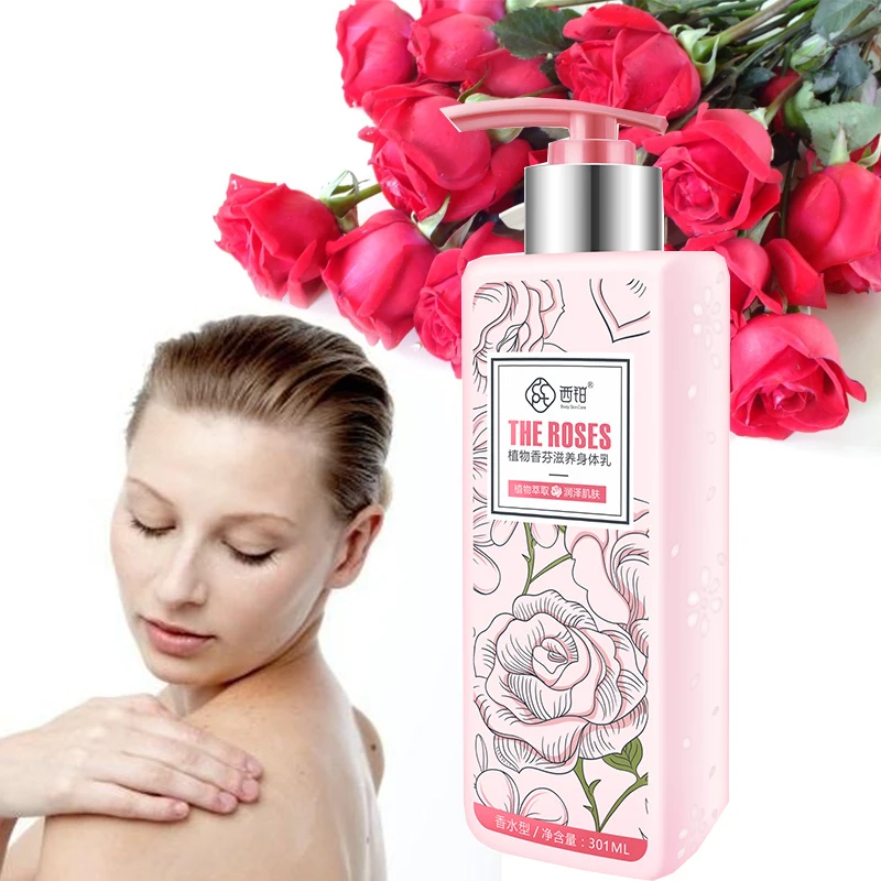 

CCPT Rose fragrance body lotion moist skin improve skin dry and rough care body lotion