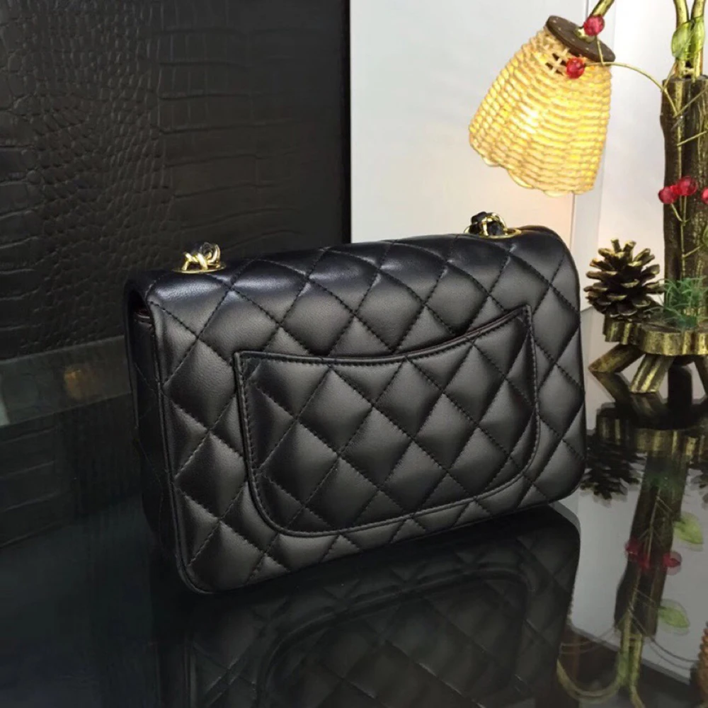 

2020 Luxury Designer Woman Bag Branded Handbags Women's Sheepskin Genuine Leather Chain Shoulder Bags for Ladies Sac A Main
