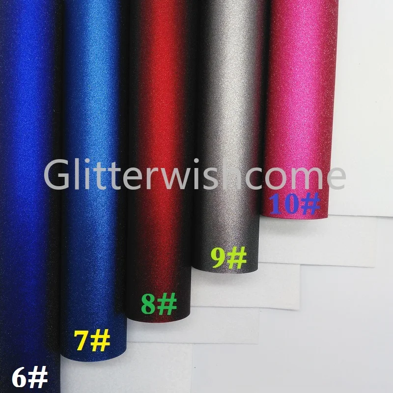Glitterwishcome 21X29 см A4 размер винил для матовой блестящей кожи Fabirc искусственная кожа листы для бантов, GM312A