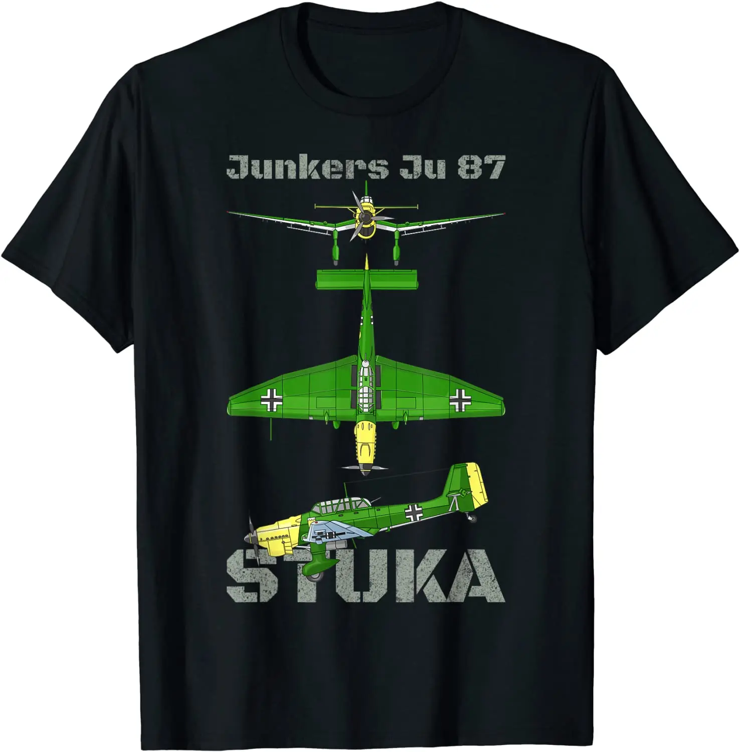 Немецкий бомбардировщик для подводной съемки Второй мировой войны Ju 87 Stuka Летняя