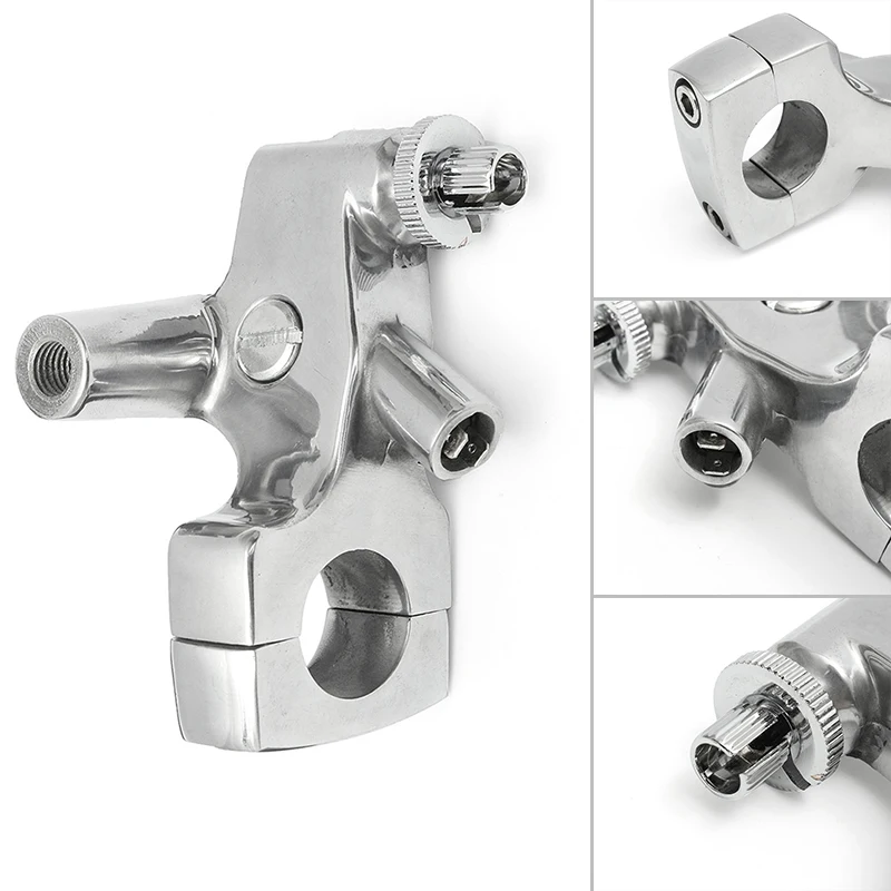 

1* Motorcycle Clutch Lever Mount Holder For Harley Honda Shadow 600 VT750 Motorcycle Accessories Clutch Mount Handlebar