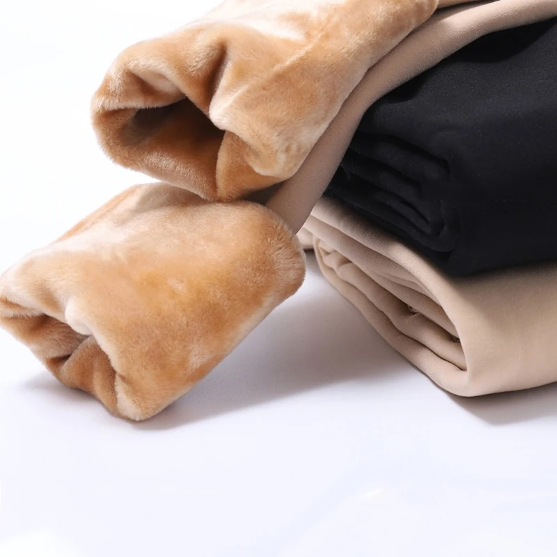 

300g Autumn Winter Pantyhose Fashion Women Plus Cashmere Tights Knitted Velvet Tights Elastic Slim Warm Thick collant femme 559