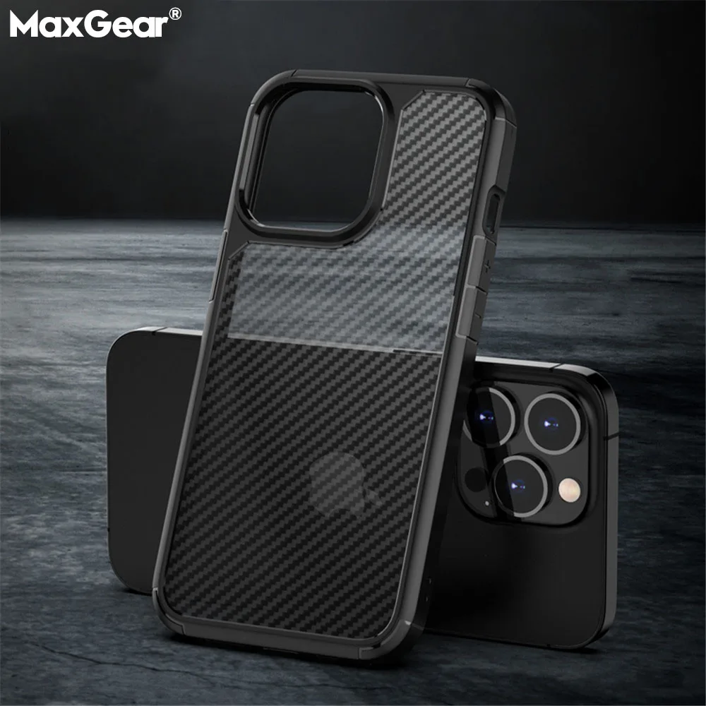 Противоударный бронированный прозрачный чехол-бампер для iPhone 14 13 12 11 Pro Max XR X XS 7 8