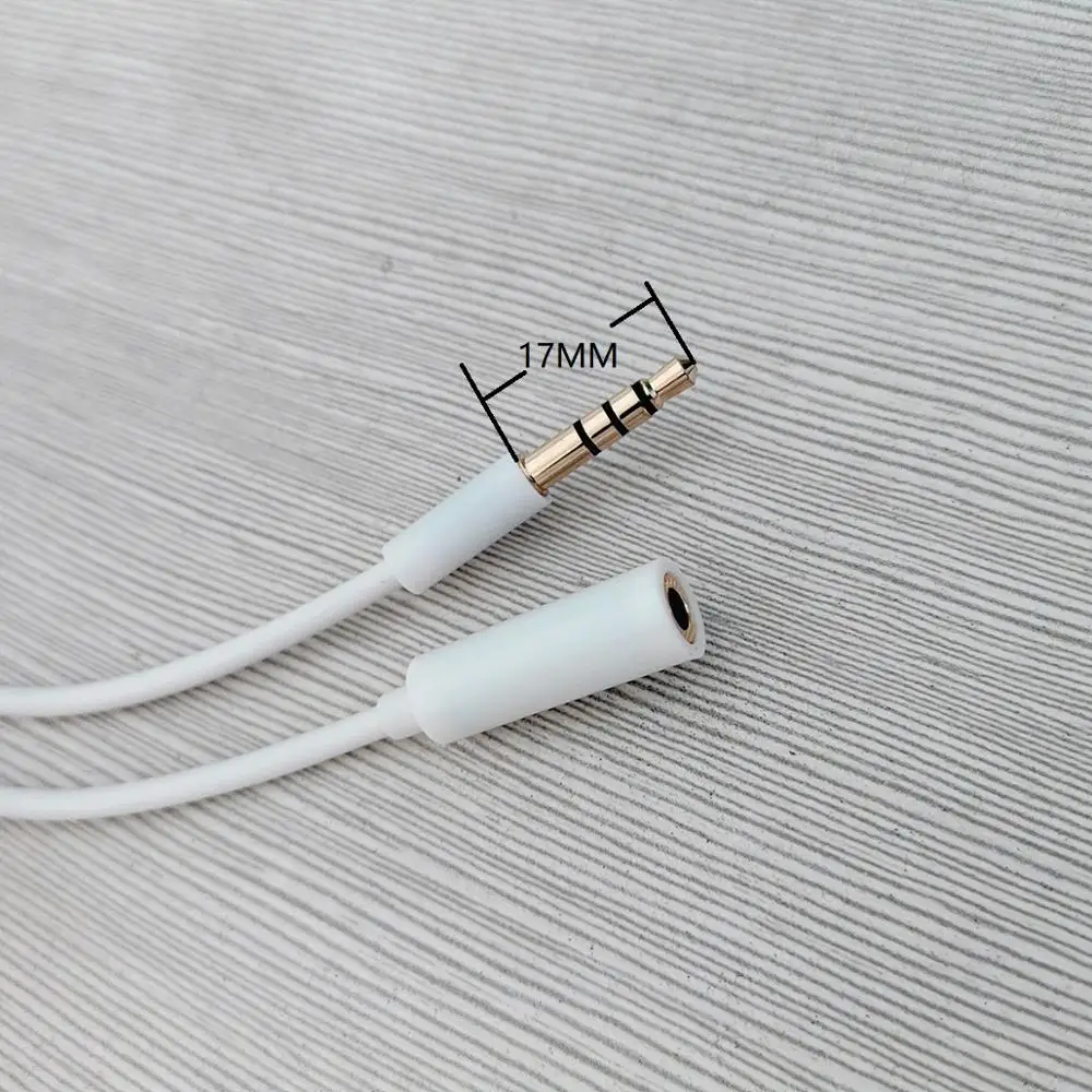 Удлинительный кабель для наушников 3 5 мм штекер-гнездо стерео аудио с длинным