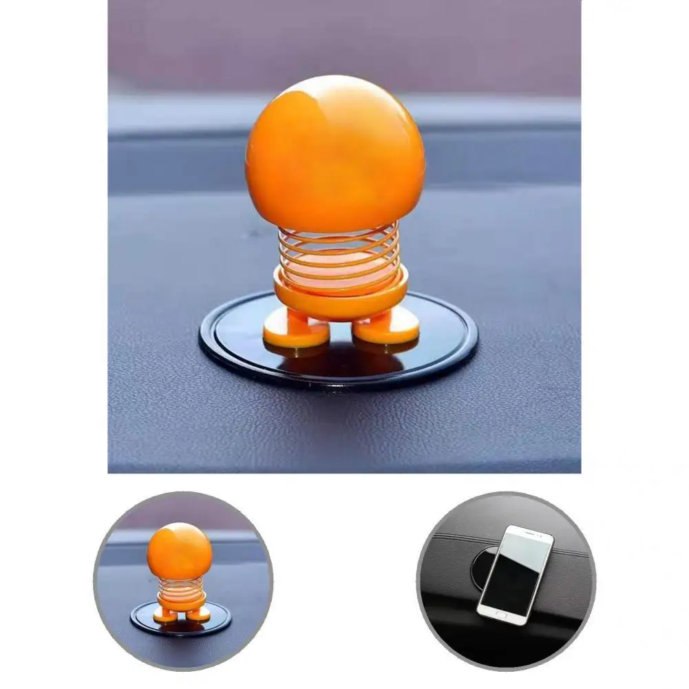 

Car Anti-skid Mat Round Car Anti-slip Pad Ultra-thin Wide Application Creative Auto Coaster Non-slip Mat