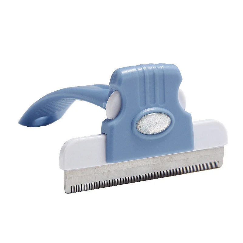 

High grade pet comb can adjust the angle 360 degrees, and the blade can switch three sizes at will