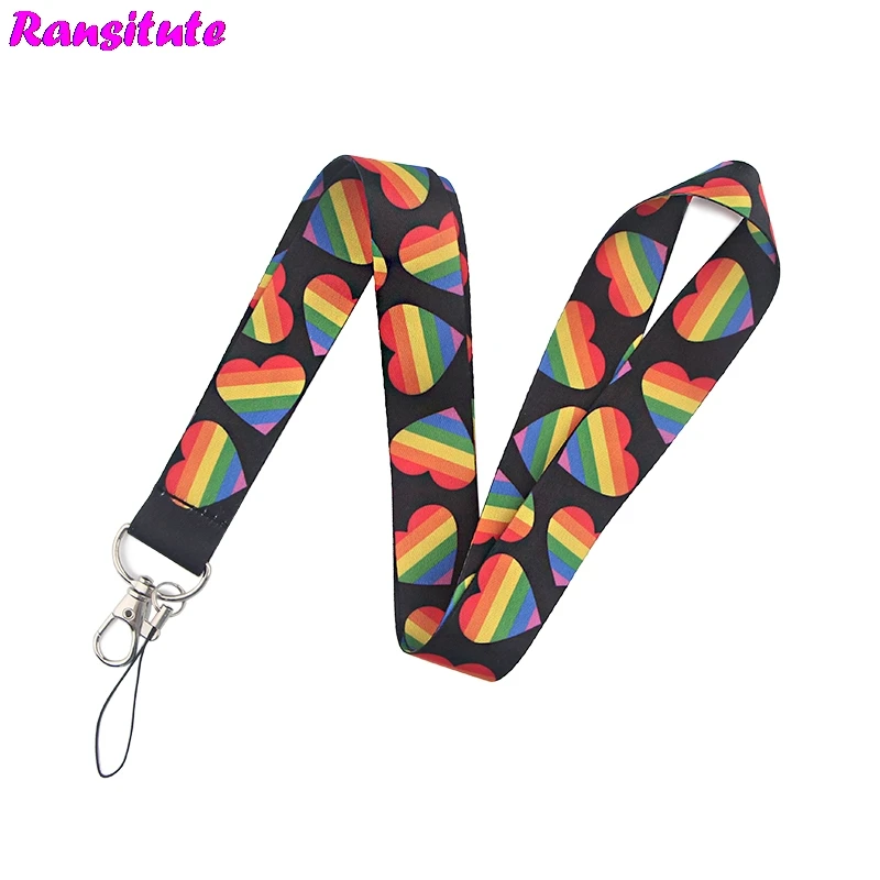 Ransitute дерево строптивый шнур Ключ ID карта телефон ремень USB держатель значок