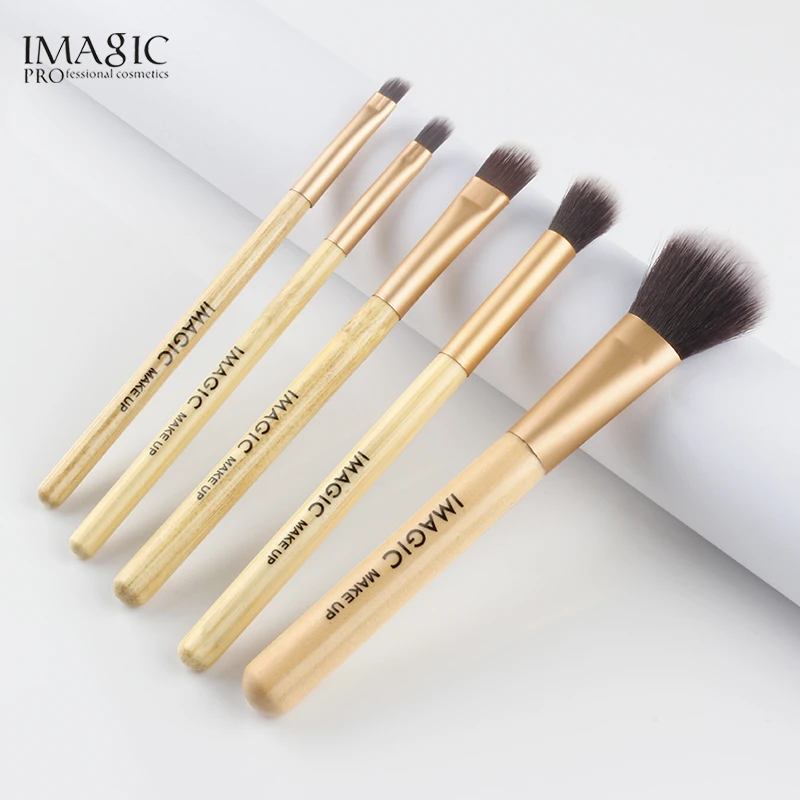 IMAGIC Professional Women Brushes Makeup Tool Kit Soft Brush Set 5pcs Foundation Powder Make Up Tools | Красота и здоровье