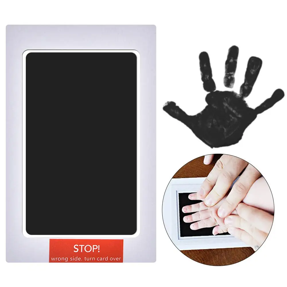

Baby Handprint Footprint Kit 3D Plaster Casting Keepsake Newborn Baby Handprint Footprint Inkless Non-Toxic Touch DIY Photo