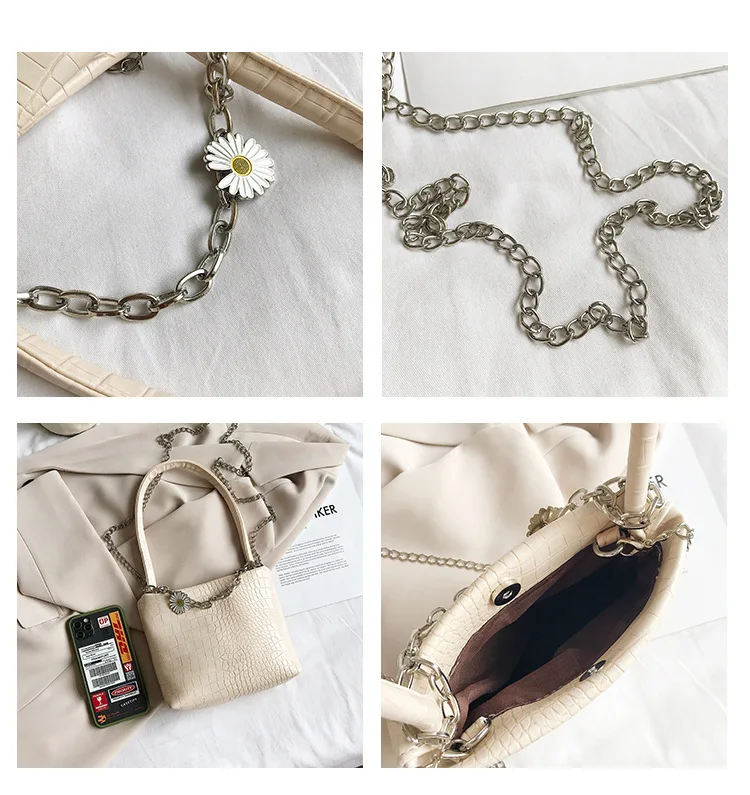 

Girl's small fresh and lightweight handbag Literary and art simple shoulder bag casual portable totes Trendy all-match handbags