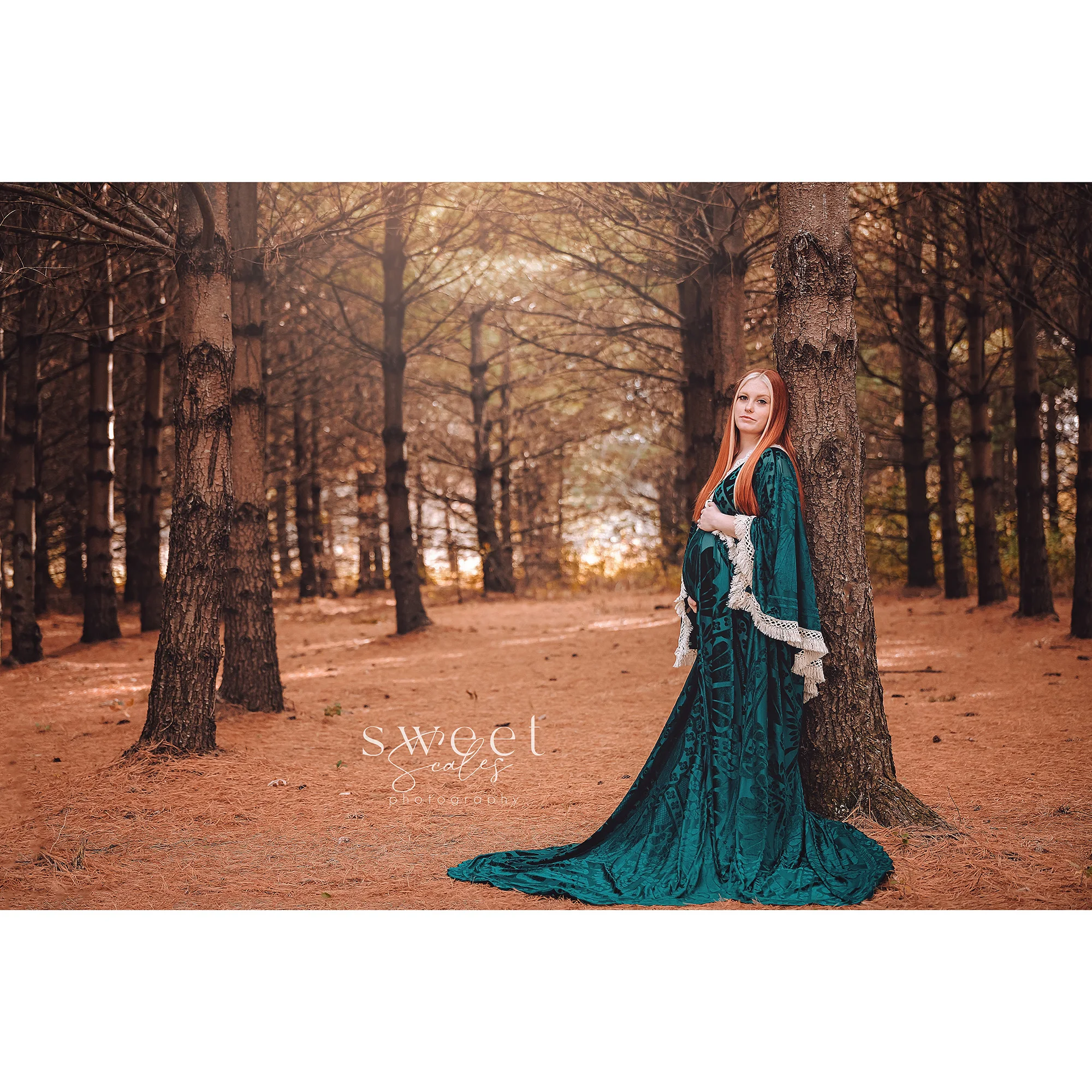 Christmas Robe Photo Shoot Props Maternity Dress Boho Pregnant Velvet Gown for Woman Photography Accessories Baby Shower Gift