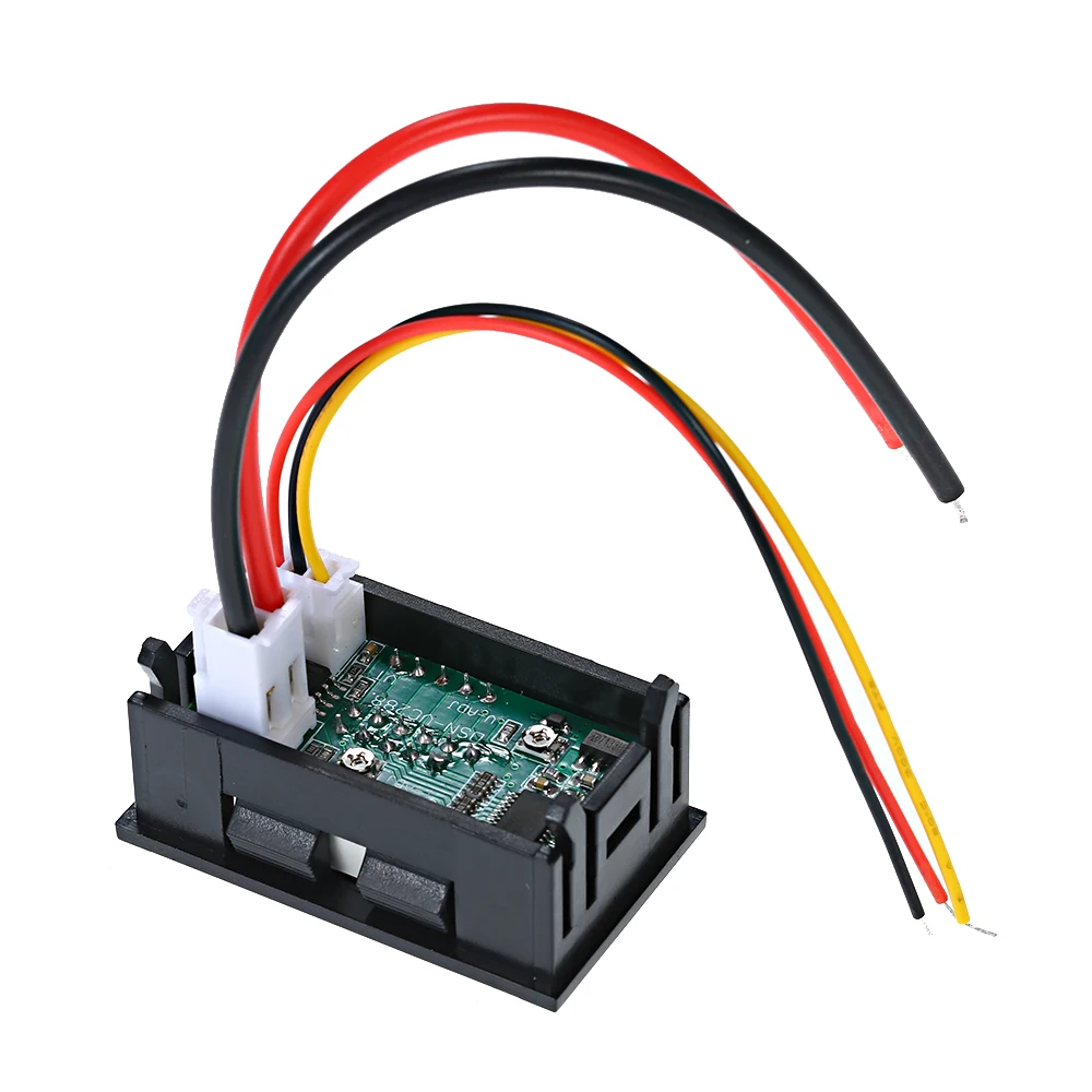 Светодиодный Вольтметр Амперметр мини цифровой мультиметр синий красный