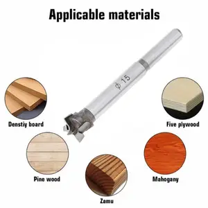 15 мм вольфрамовые стальные Твердые сверла из сплава дерева деревообрабатывающий отверстие Открыватель для сверления на гипсокартонепластиковых доскахдеревянной доске