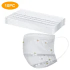 Защитная Маска Для взрослых с принтом, сетчатая пряжа с цветами, четырехслойная сетчатая дышащая Маска Для Лица, Маска Для Лица