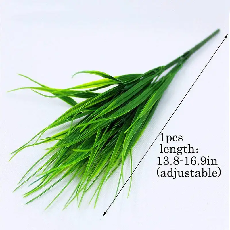 8 шт. искусственные наружные растения поддельные пластиковые зеленые кустарники