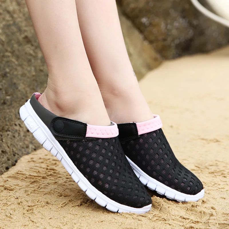 Шлепанцы wchio мужские/женские сетчатая дышащая садовая сандалия пляжные шлепанцы