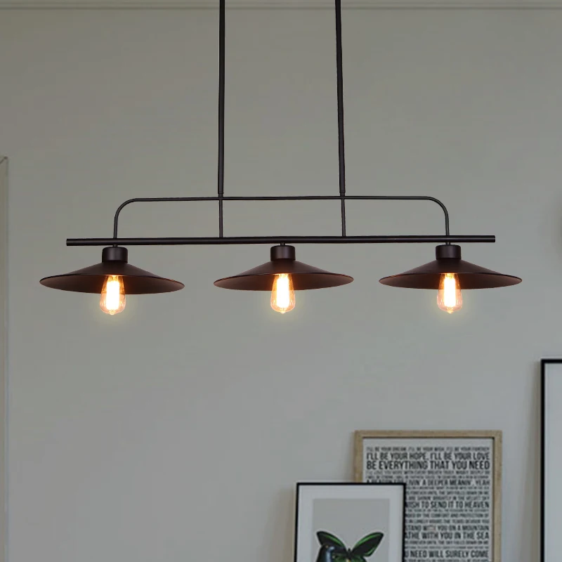 Винтажные железные подвесные светильники в стиле лофт промышленные