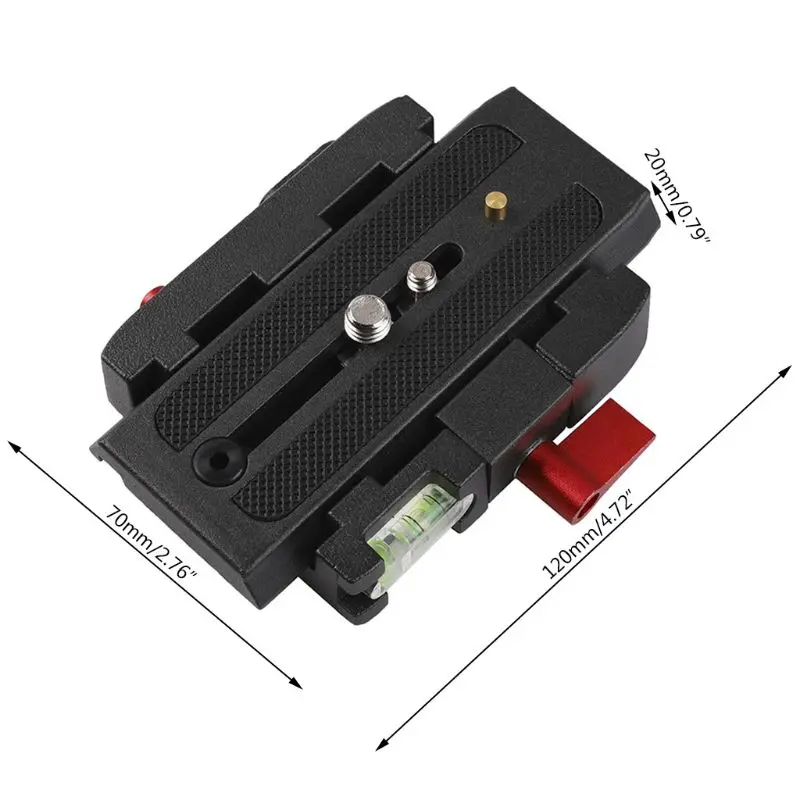 Aluminum Alloy Quick Release Plate Assembly P200 Clamp Adapter for Manfrotto 577 501 500AH 701HDV Q5 Camera Tripod Kit | Электроника