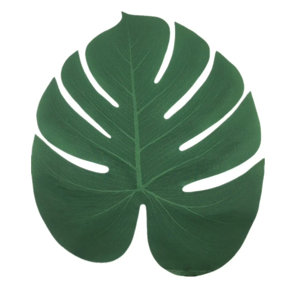 Искусственные растения монстеры пластиковые листья тропической пальмы