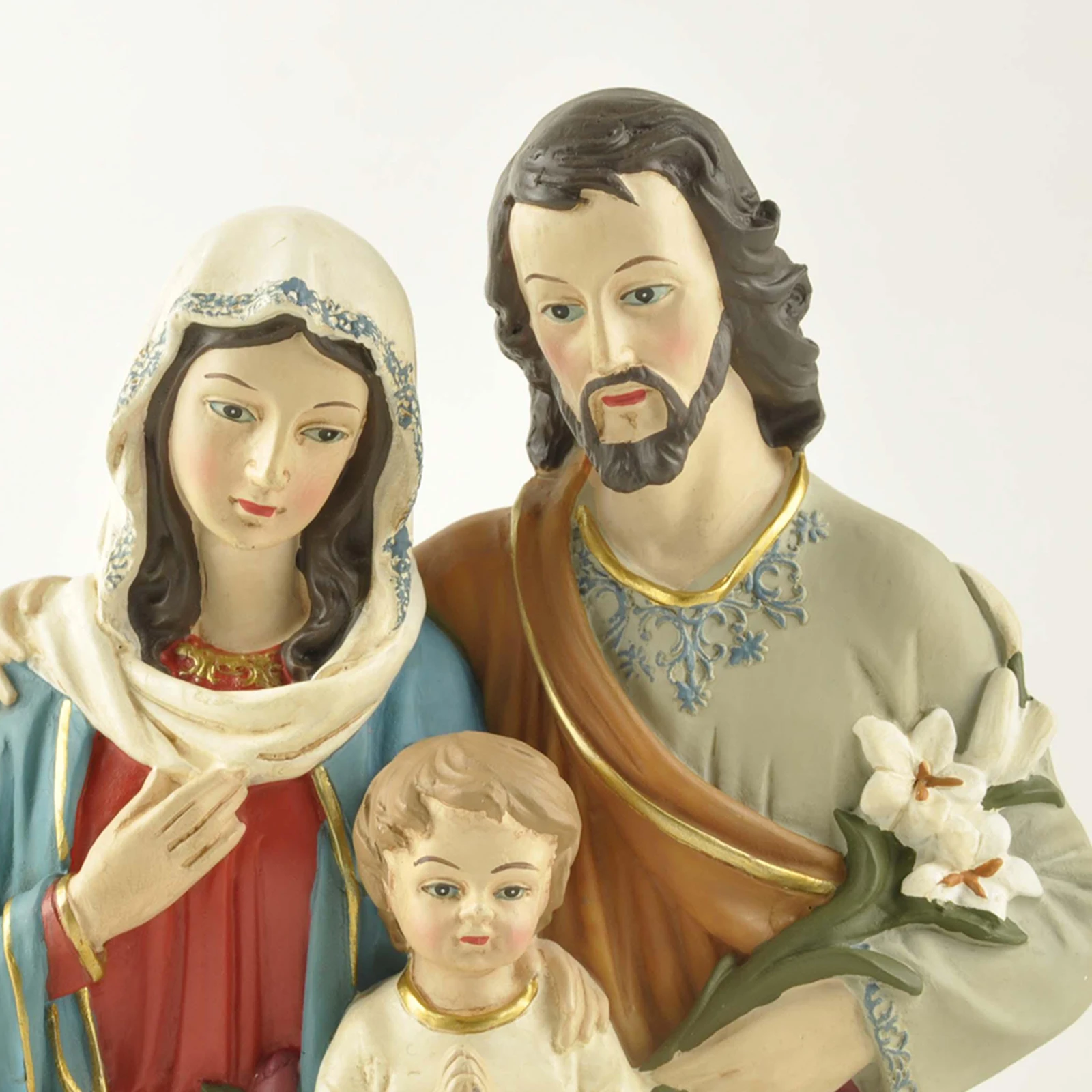 

5" Holy Family Statue Religious Gift Mary Joseph Sculptures Home Decor