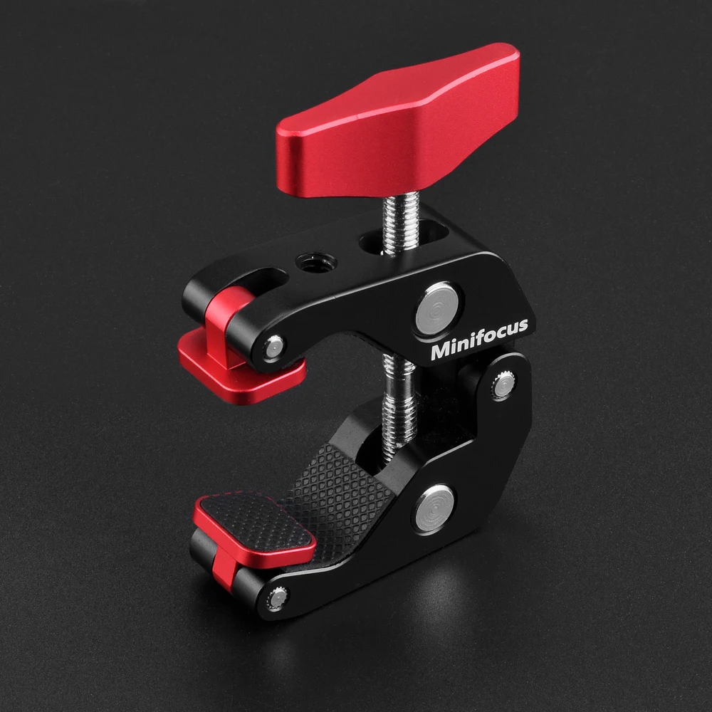 Super Clamp Crab Pliers Clip w/1/4 3/8 Thread for Camera tripod Pole Rod Lights Umbrellas Hooks Shelves Plate Glass Cross Bars |
