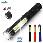 6000 люмен COB светодиодный работы вспышки светильник магнитное основание могут варьироваться в зависимости от пожеланий клиента мульти-Функция карманный фонарь ручка светильник инспекционная работа светильник Инструменты для ремонта автомобилей