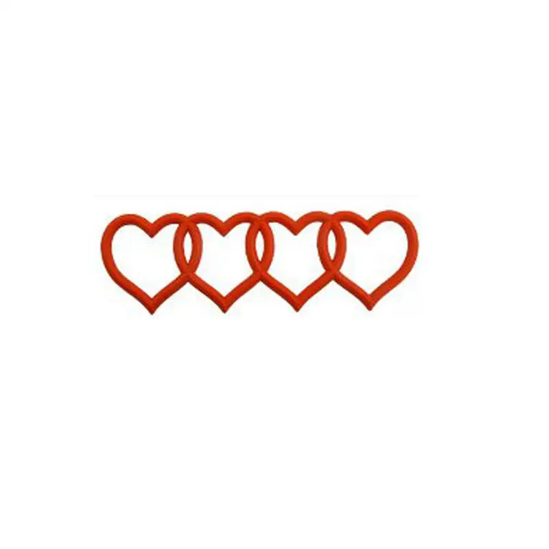 Логотип HiMISS Love Heart задний значок на багажник наклейка замену Audi|Экономия топлива|