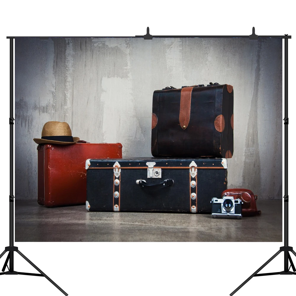 

Lyavshi старый Чемодан чемодан Камера Ретро портрет интерьера фотографии фоны для фотографий фоны для фотостудии