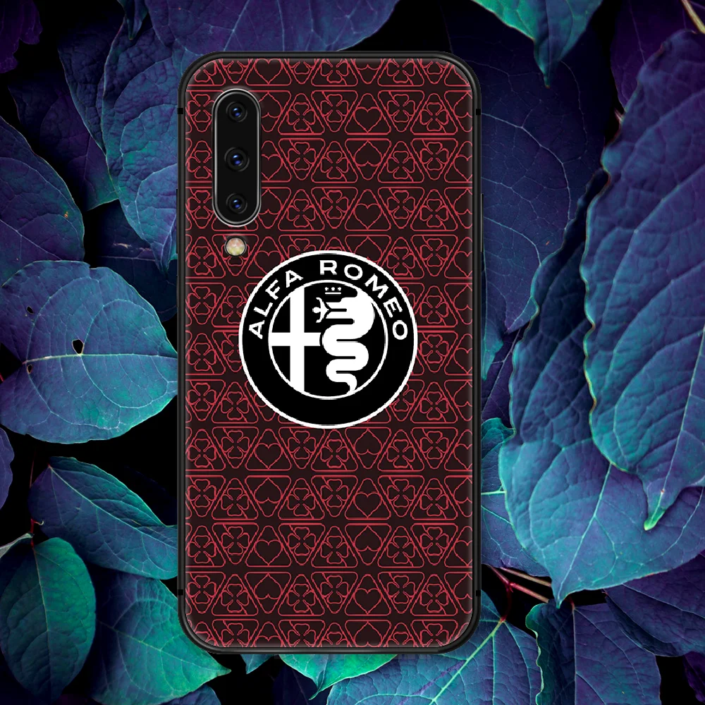 

Alfa Romeo Luxury Sport Car Phone Case For Samsung Galaxy A 3 5 7 8 10 20 20E 21S 30 30S 40 50 51 70 71 black Funda Silicone