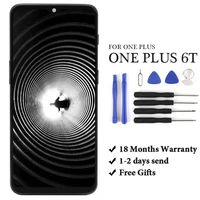 for oneplus 6t a6010 a6013 touch screen aaa amoled lcd display digitizer assembly 6 41 inch frame for oneplus 6t display