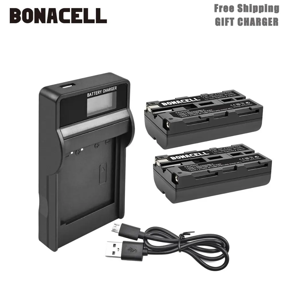 Сменный аккумулятор + светодиодное зарядное устройство для Sony цифровых камер с